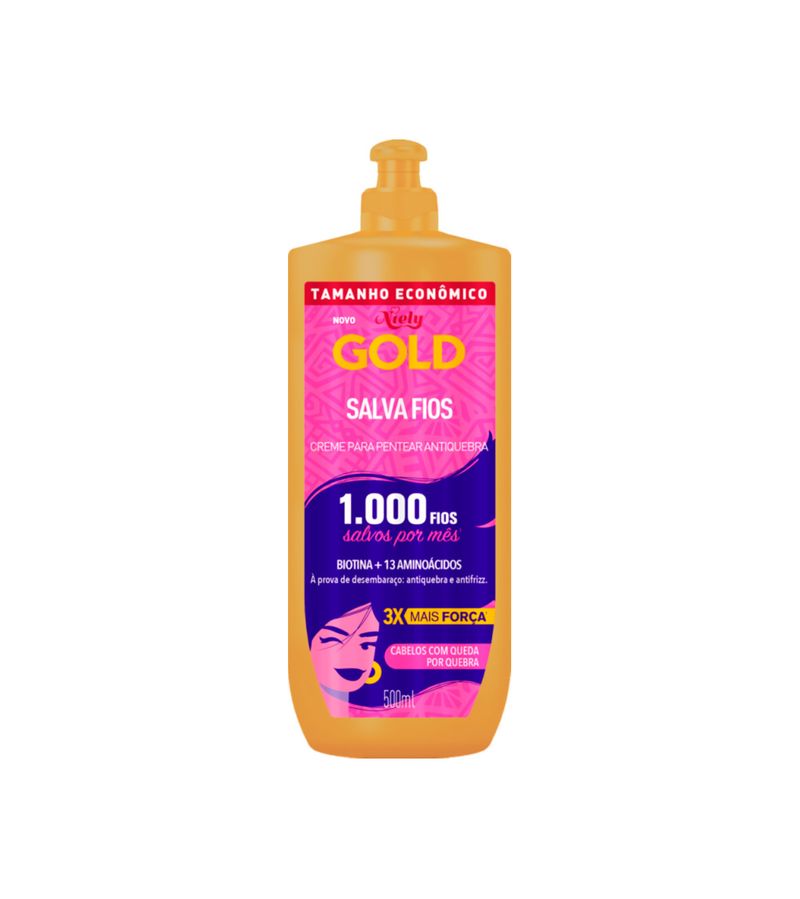 CREME-PARA-PENTEAR-NIELY-GOLD-SALVA-FIOS-500ML-ANTIQUEBRA