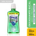 Enxaguante Cepacol Leve 500 Pague 350 Zero Alcool Menta Protect  Especial