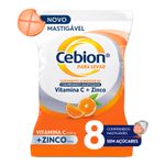 Suplemento-Alimentar-Vitamina-C---Zinco-Cebion-Para-Levar-8-Comprimidos-Mastigaveis