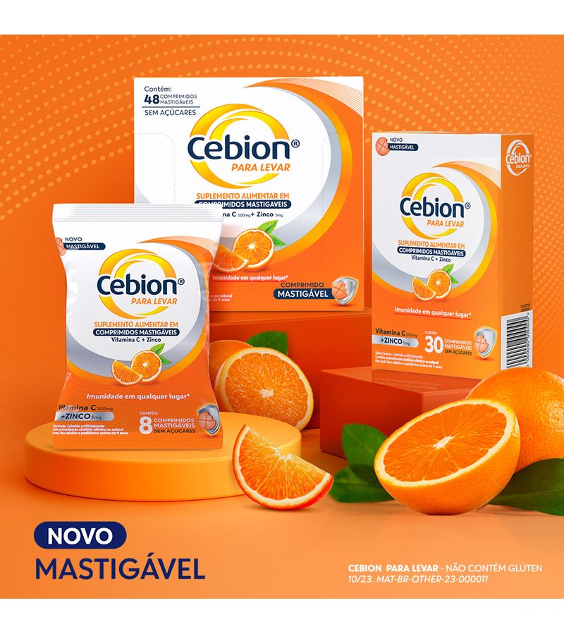 Suplemento-Alimentar-Vitamina-C---Zinco-Cebion-Para-Levar-8-Comprimidos-Mastigaveis