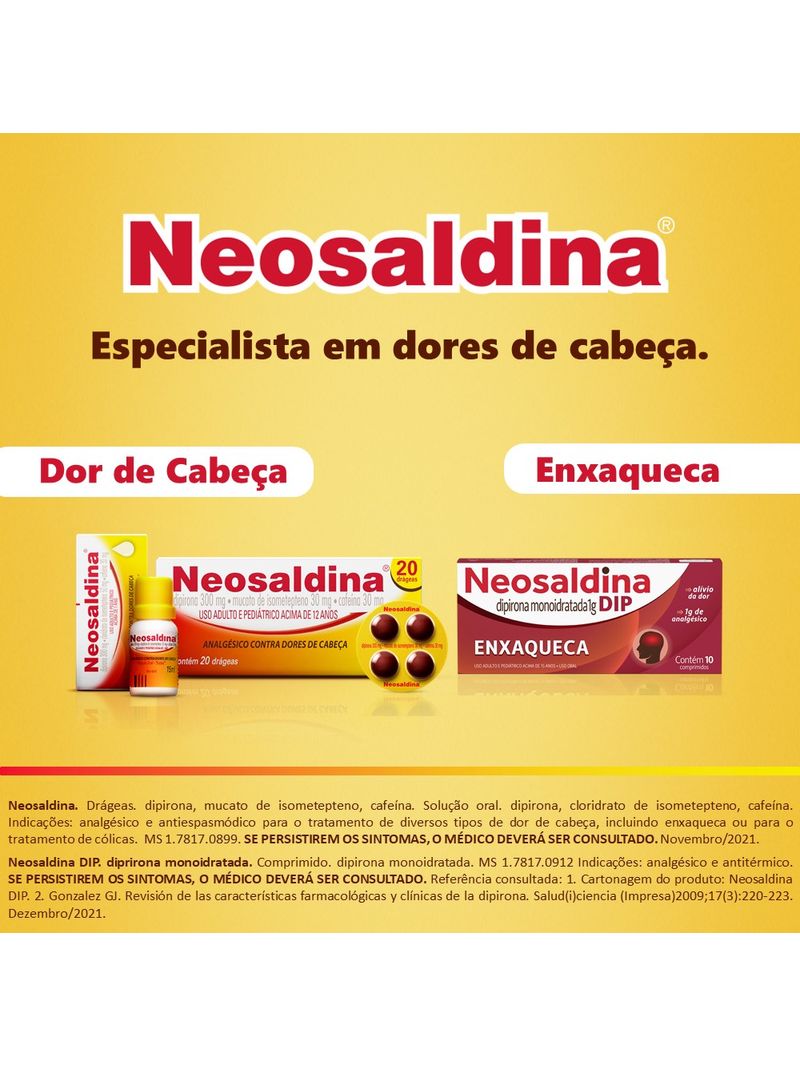 Alivio-para-Enxaqueca-Neosaldina-DIP-20-Comprimidos