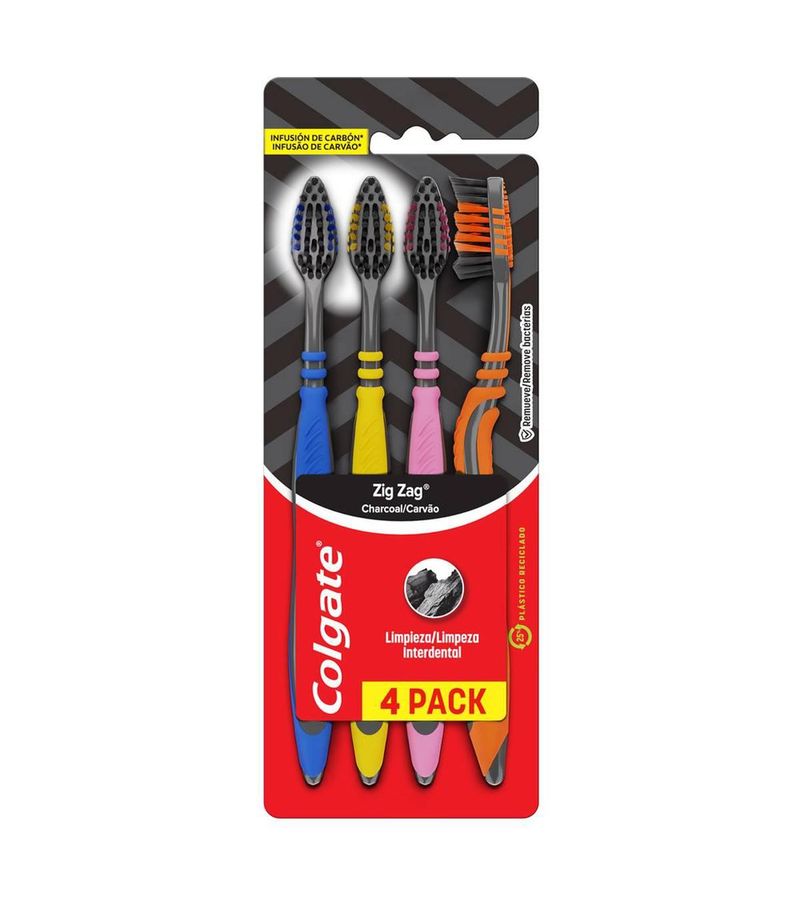 1---7509546080864-Escova-Dental-Colgate-ZigZag-Carvao-4-unid.