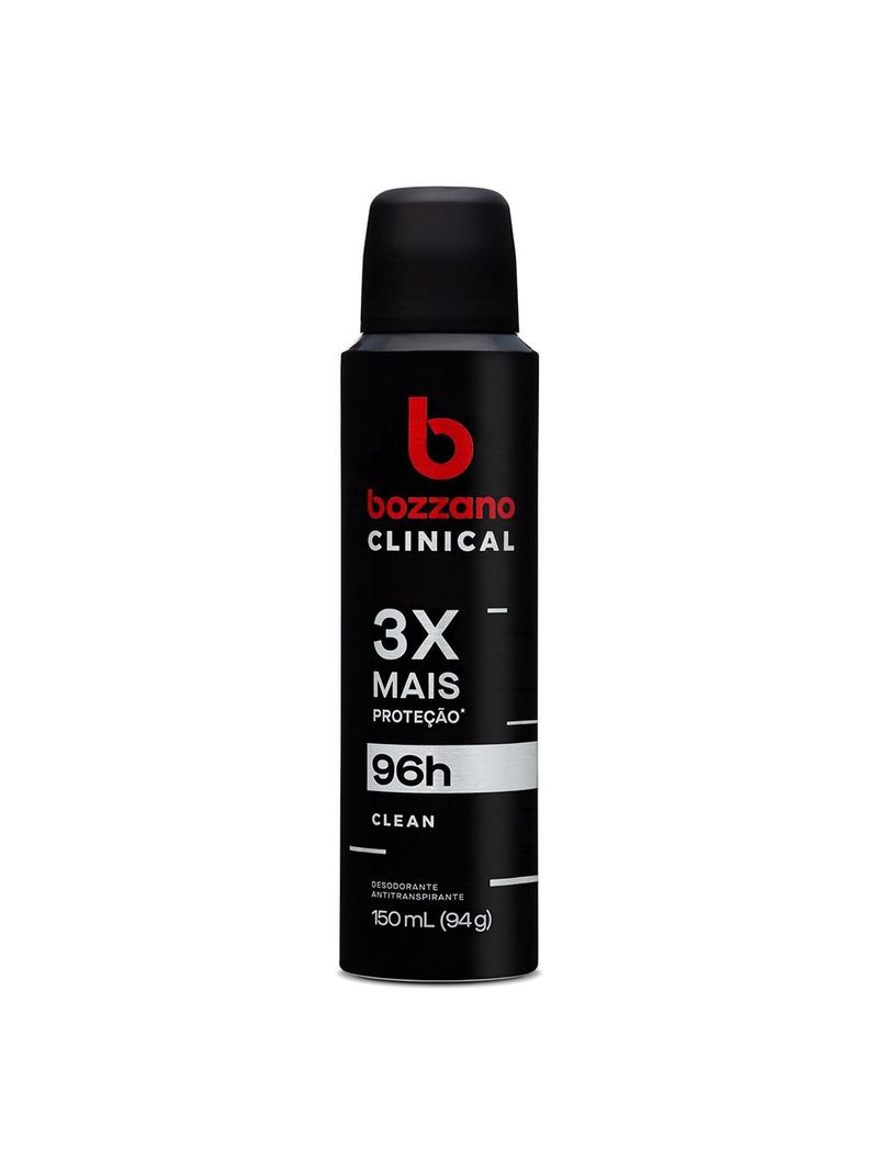 Desodorante-Bozzano-Masculino-Clinical-150ml-Aerossol-Clean