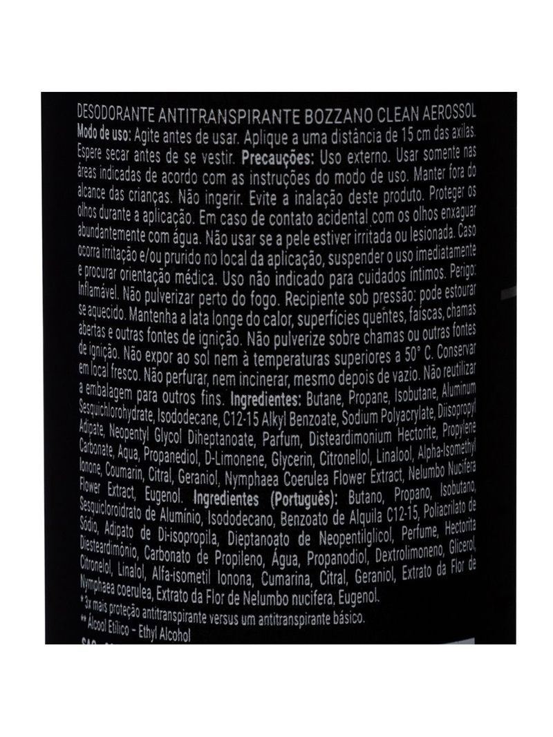 Desodorante-Bozzano-Masculino-Clinical-150ml-Aerossol-Clean