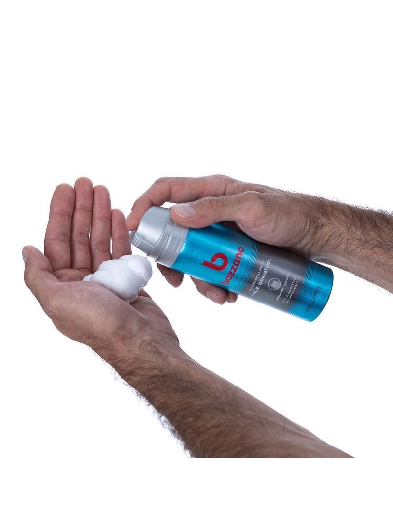Espuma-De-Barbear-Bozzano-Pele-Sensivel-193g