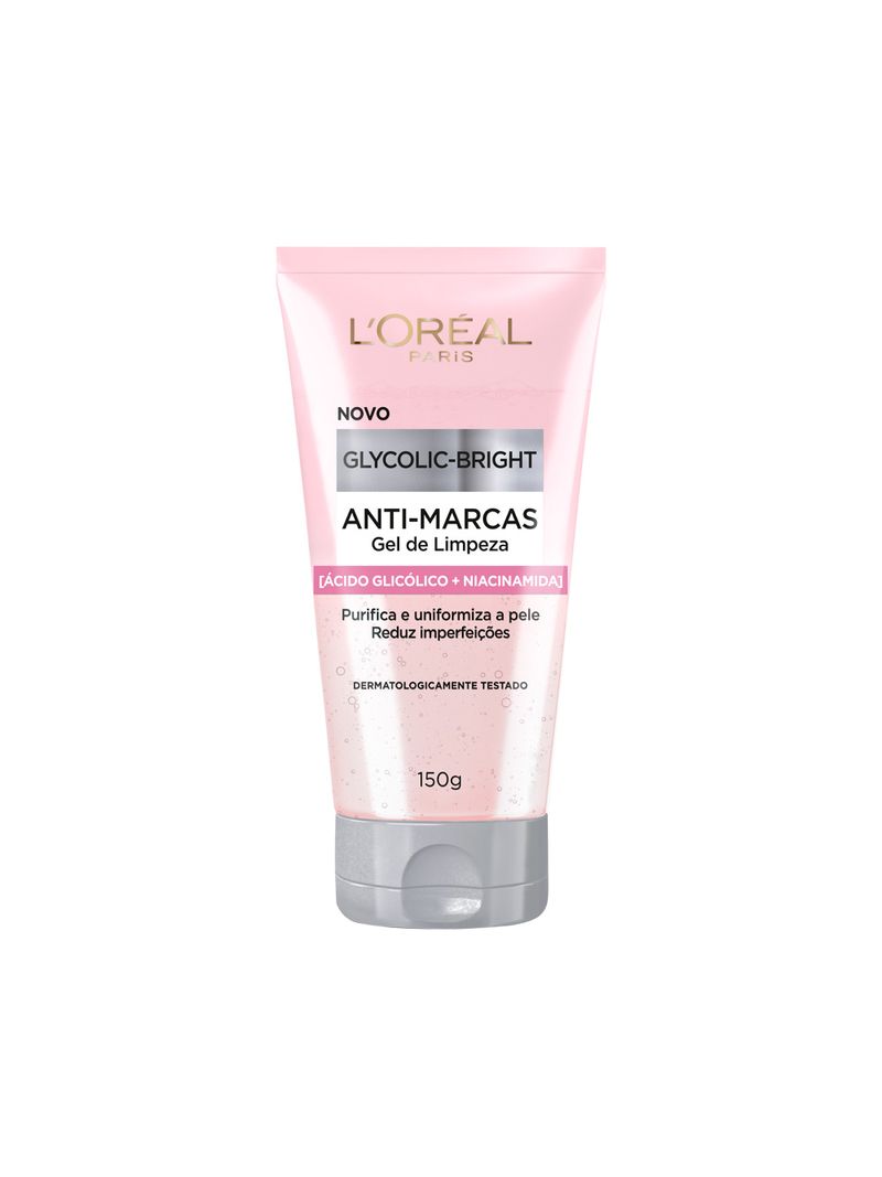 Gel-de-Limpeza-Anti-Marcas-Acido-Gicolico-e-Niacinamida--Loreal-Glycolic-Bright-150g