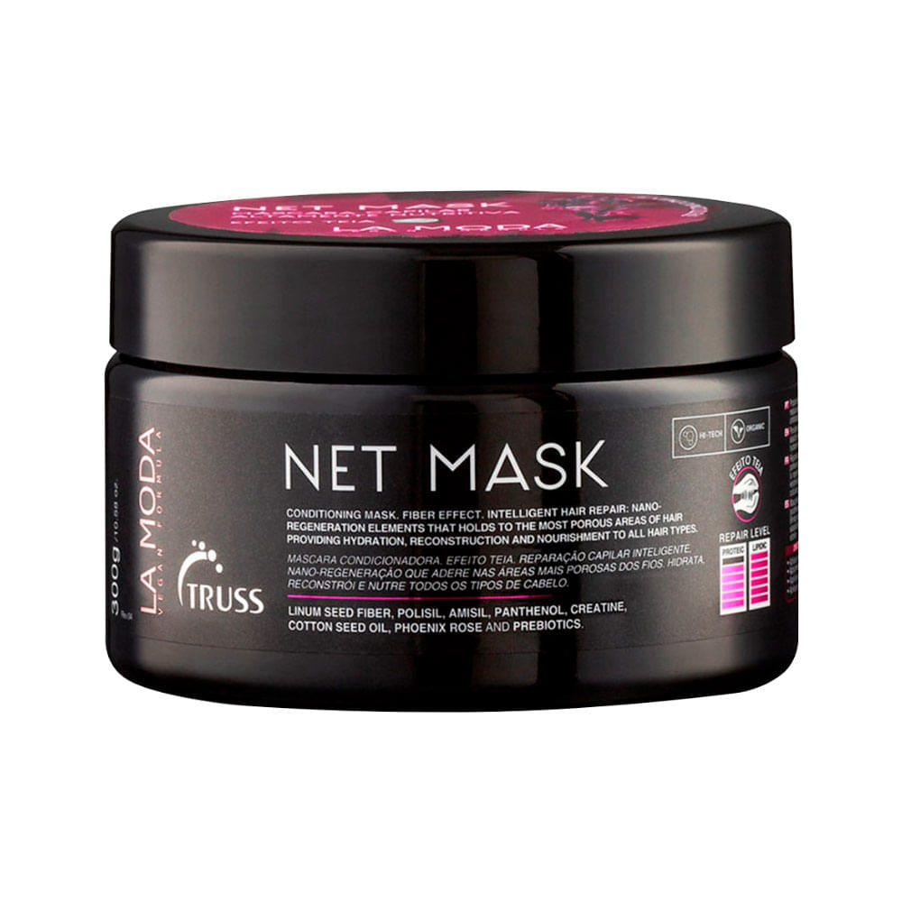MASCARA PARA TRATAMENTO TRUSS LA MODA 300GR NET MASK - Drogaria
