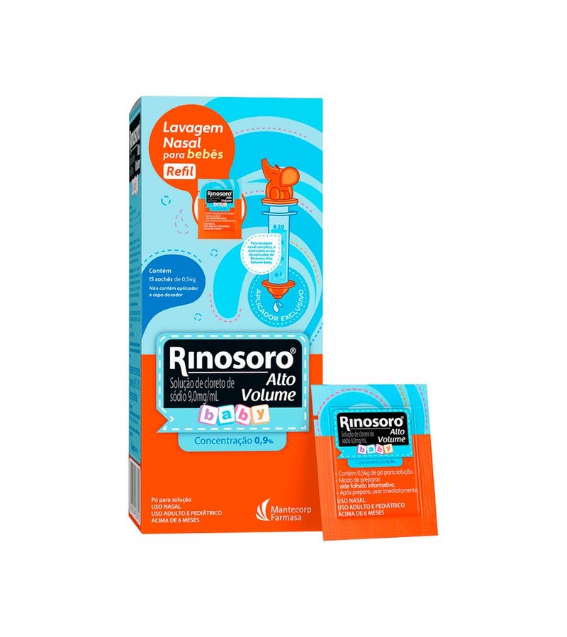 Rinosoro-Alto-Volume-Baby-Cloreto-De-Sodio-9mg-ml-Com-15-Saches-De-054gr---Aplicador---Copo-Dosado