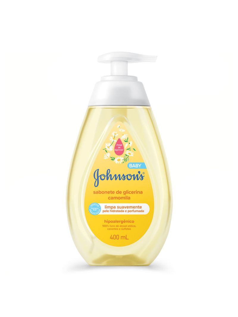 Sabonete-Johnson-Baby-Liquido-400ml-Com-Glicerina-Camomila