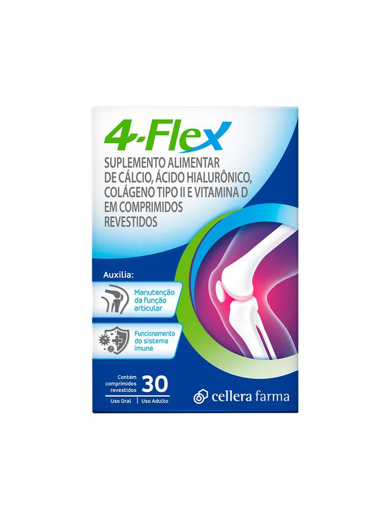 Suplemento-Alimentar-4-flex-Com-30-Comprimidos-Revestidos