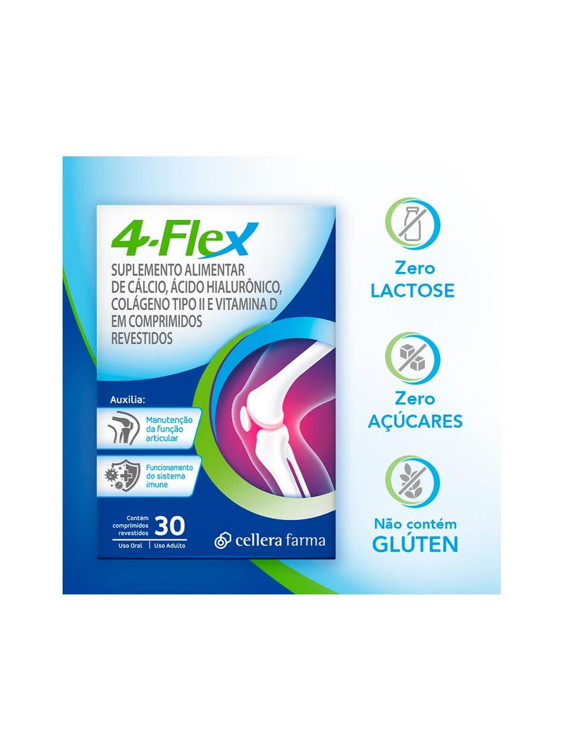 Suplemento-Alimentar-4-flex-Com-30-Comprimidos-Revestidos
