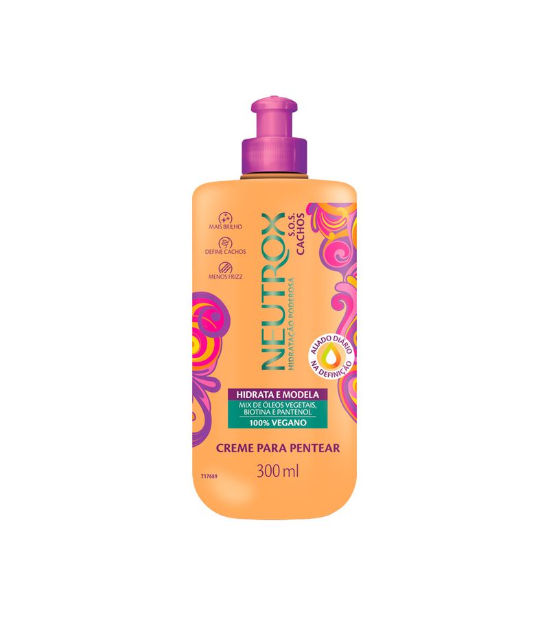Creme-Para-Pentear-Neutrox-Hidratacao-Poderosa-300ml-Sos-Cachos