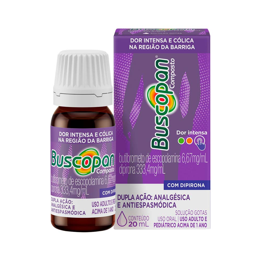 BUSCOPAN COMPOSTO BUTILBROMETO DE ESCOPOLAMINA 6,67MG/ML + DIPIRONA 333 ...
