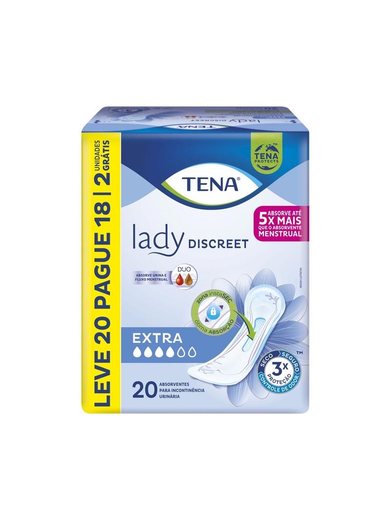 Absorvente-Tena-Lady-Discreet-Leve20pague18-Extra-Especial