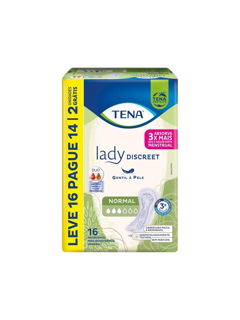 Absorvente-Tena-Lady-Discreet-Leve16pague14-Normal-Especial