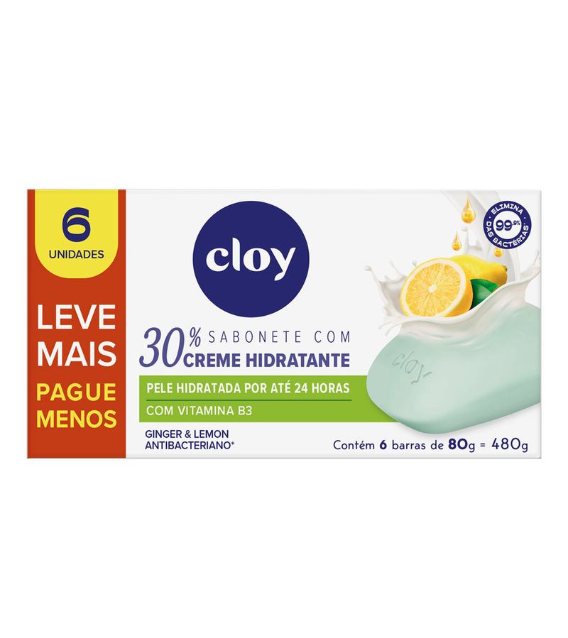 Sabonete-Cloy-Barra-Com-6x80gr-Leve---Pague---Ginger-lemon