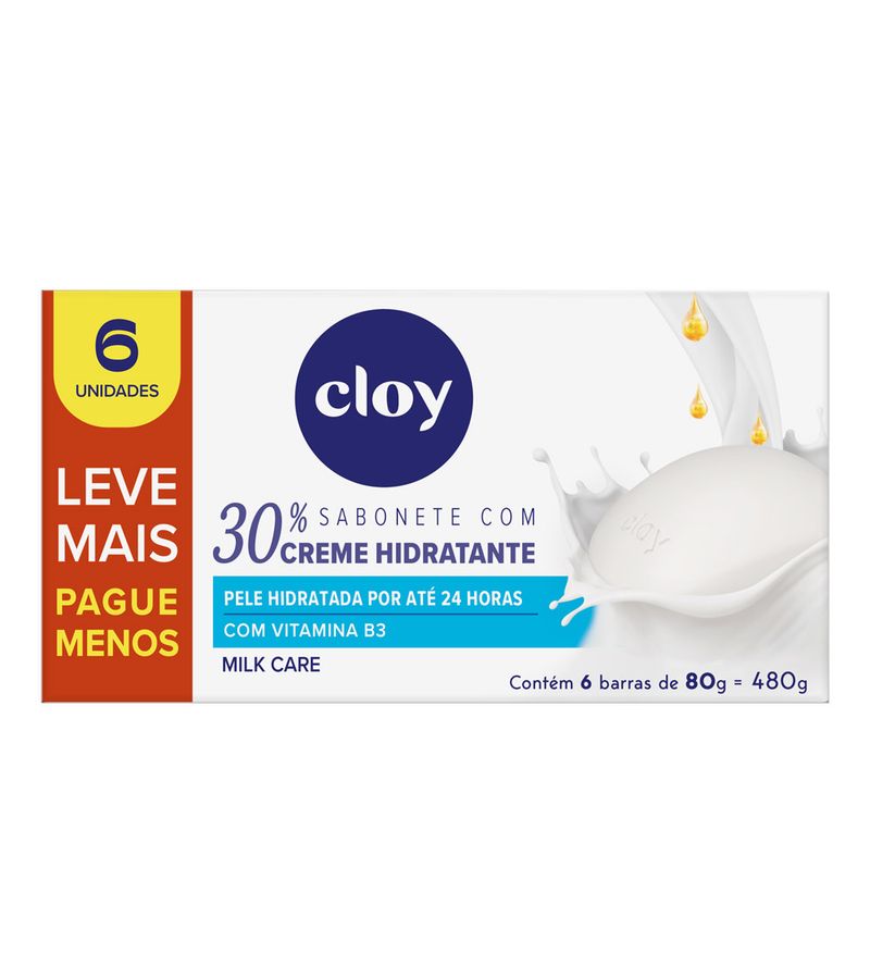 Sabonete-Cloy-Barra-Com-6x80gr-Leve---Pague---Milk-Care