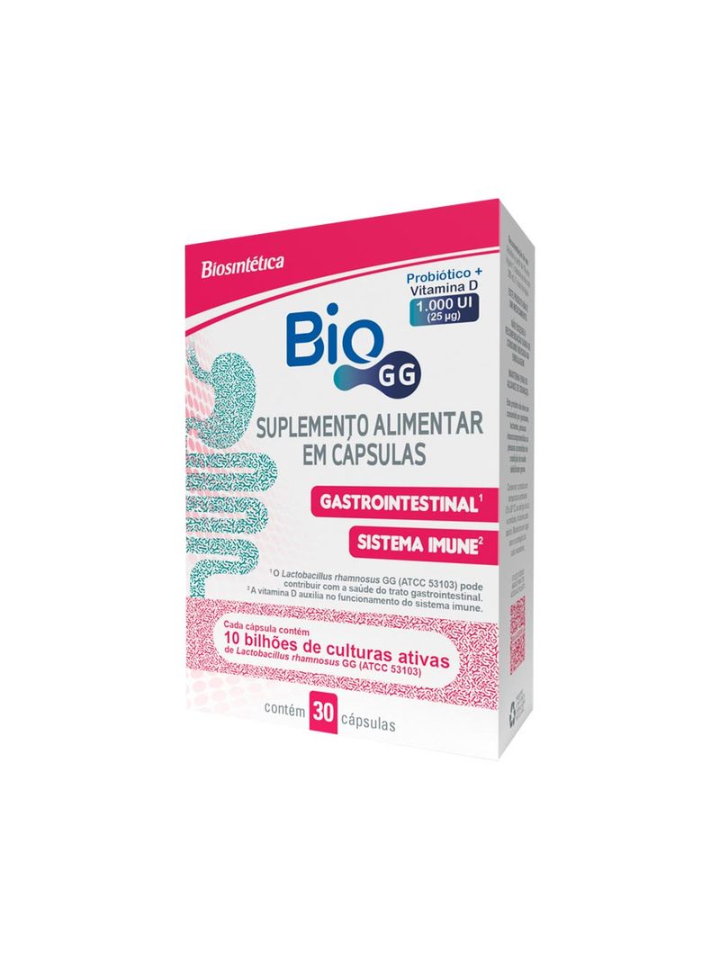Suplemento-Alimentar-Bio-Gg-Com-Probiotico---Vitamina-D-1000ui-Com-30-Capsulas