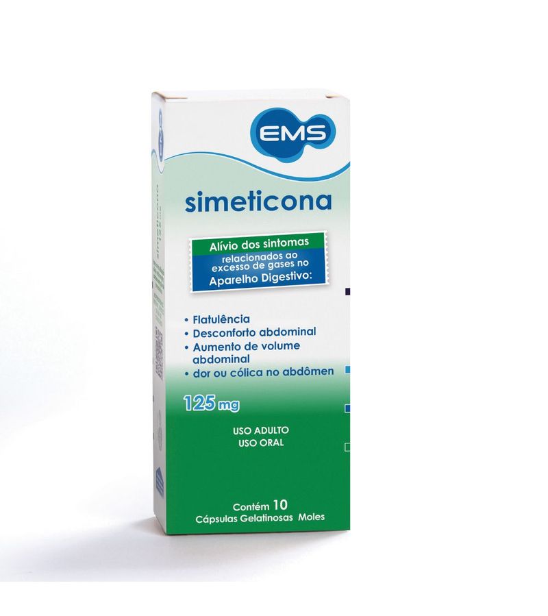 Simeticona-Ems-125mg-Com-10-Capsulas