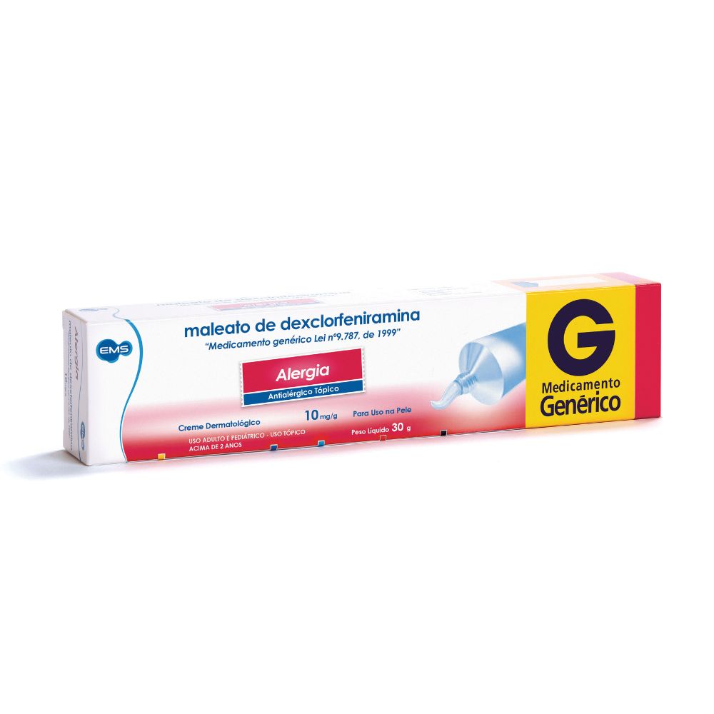 DEXCLORFENIRAMINA EMS CREME 30G - Drogaria Catarinense
