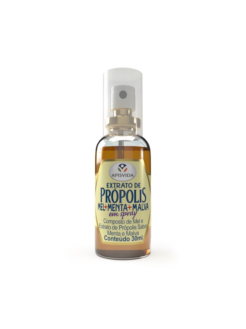Spray-para-Garganta-Extrato-de-Propolis-Sabor-Menta-e-Malva-30ml