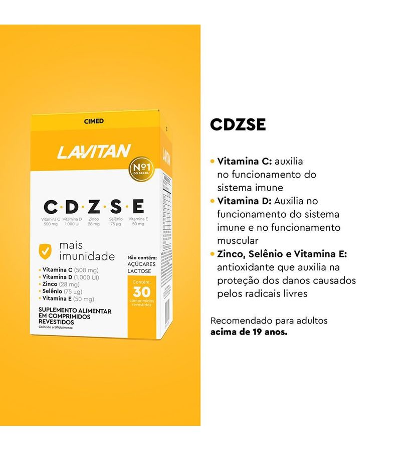 Multivitaminico_Lavitan_Imunidade_Cdzse_Com_30_Comprimidos