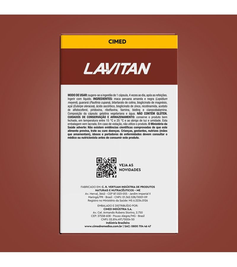Maca-Peruana-Viron-Lavitan-Com-60-Comprimidos