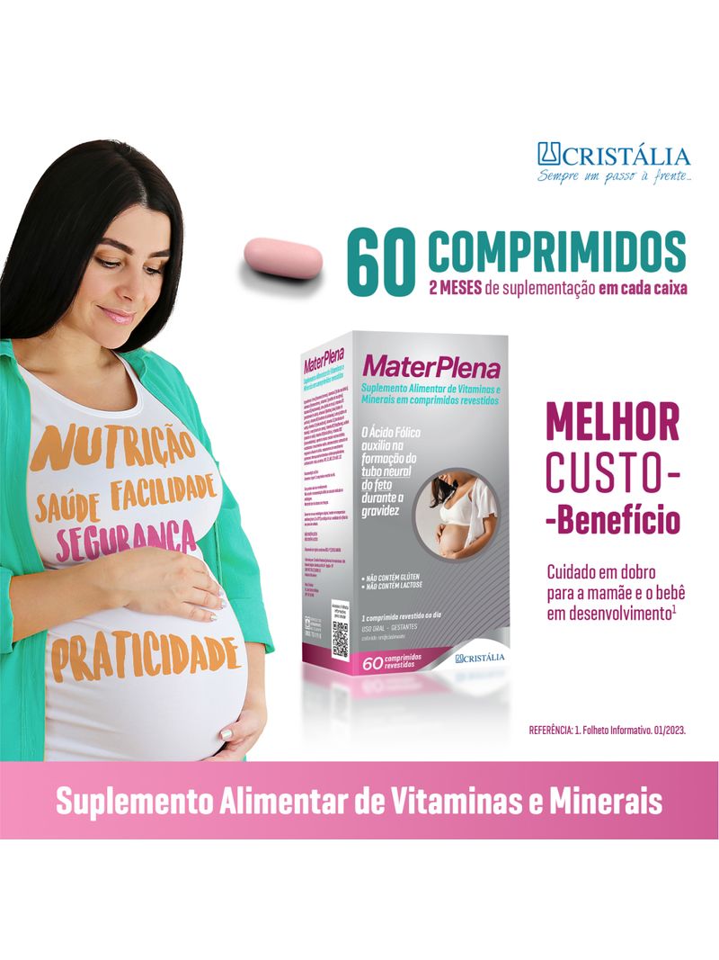 Suplemento-Alimentar-de-Vitaminas-e-Mineirais-para-Gestantes-Acido-Folico-MaterPlena-60-Comprimidos