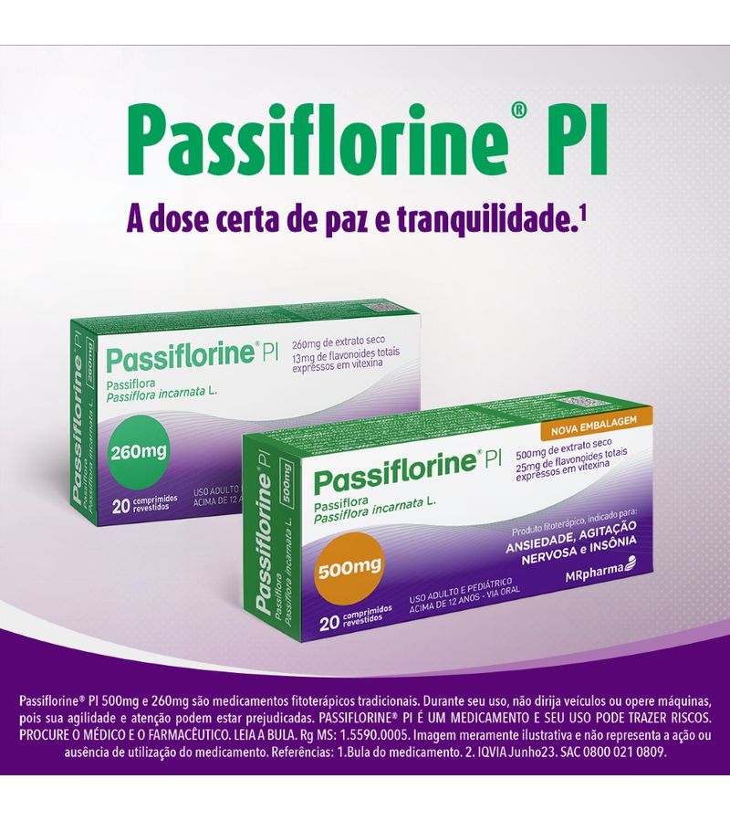 Passiflora-500mg-Fitoterapico-Passiflorine-PI-20-Comprimidos