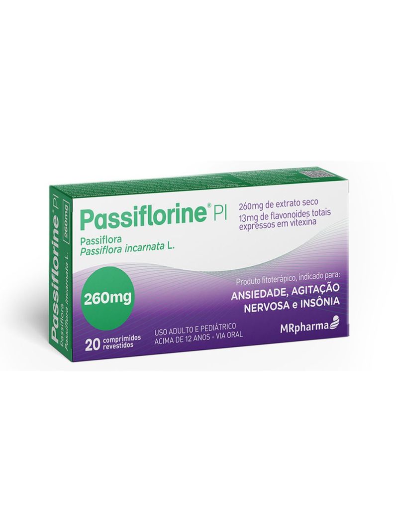 Passiflora-260mg-Fitoterapico-Passiflorine-PI-20-Comprimidos