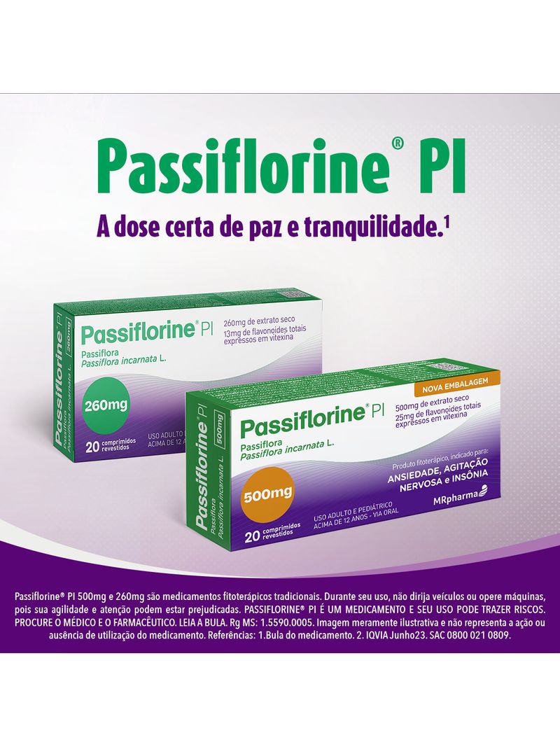 Passiflora-260mg-Fitoterapico-Passiflorine-PI-20-Comprimidos