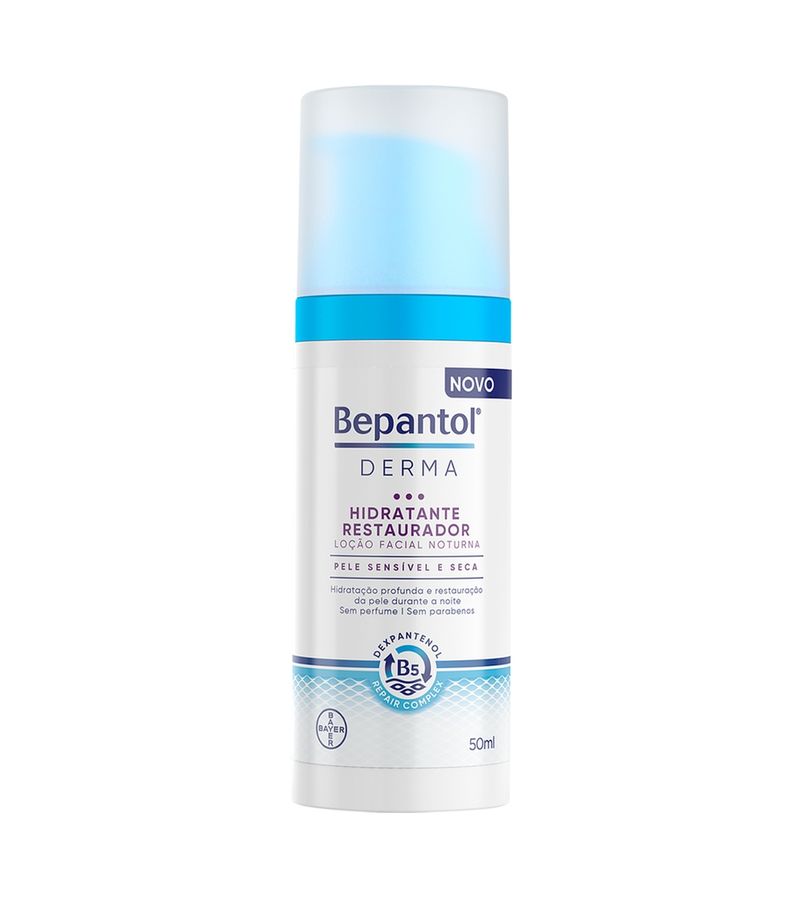 Locao-Facial-Noturna-Hidratante-Restaurador-Bepantol-Derma-500ml