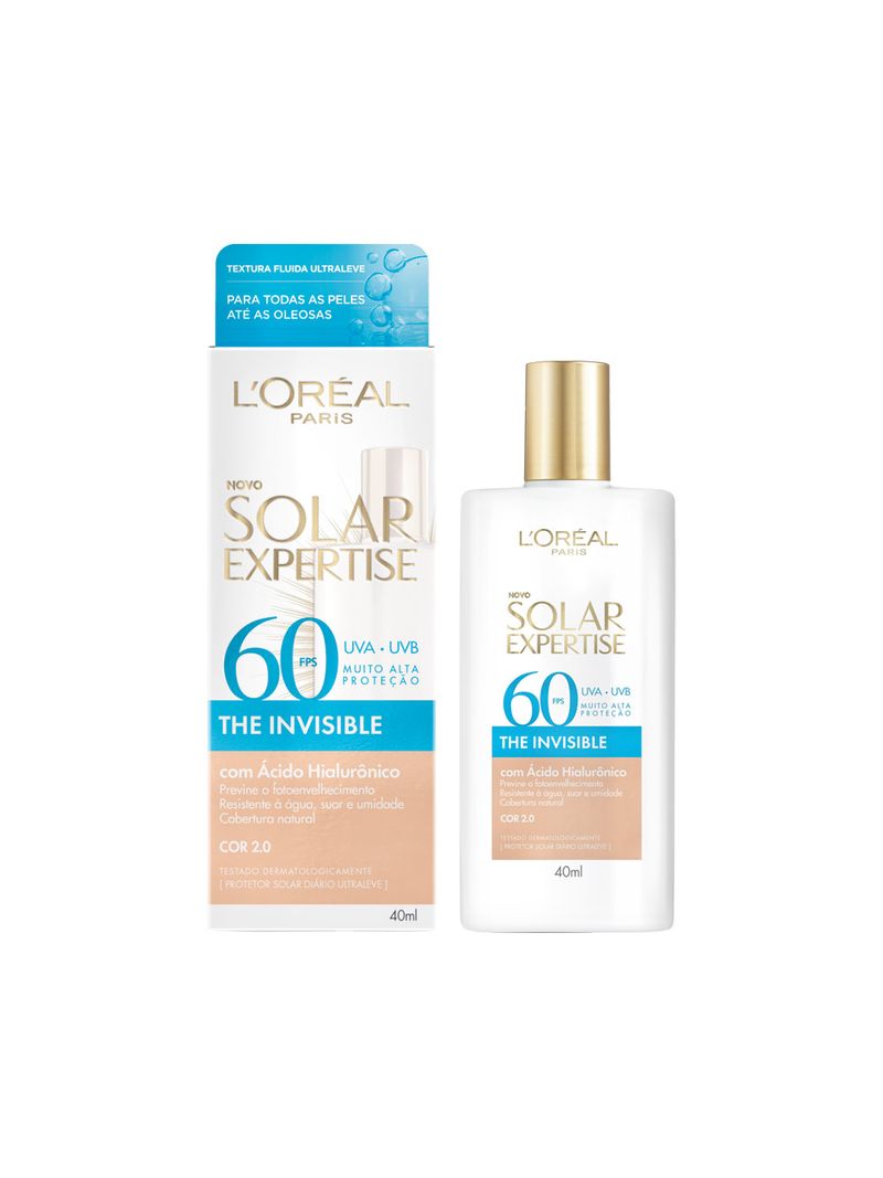 Protetor-Solar-Facial-Loreal-Paris-Fps60-The-Invisible-Cor-2.0-40ml