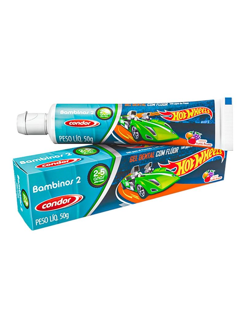 Gel-Dental-Condor-Bambinos-2-Hot-Wheels-50g