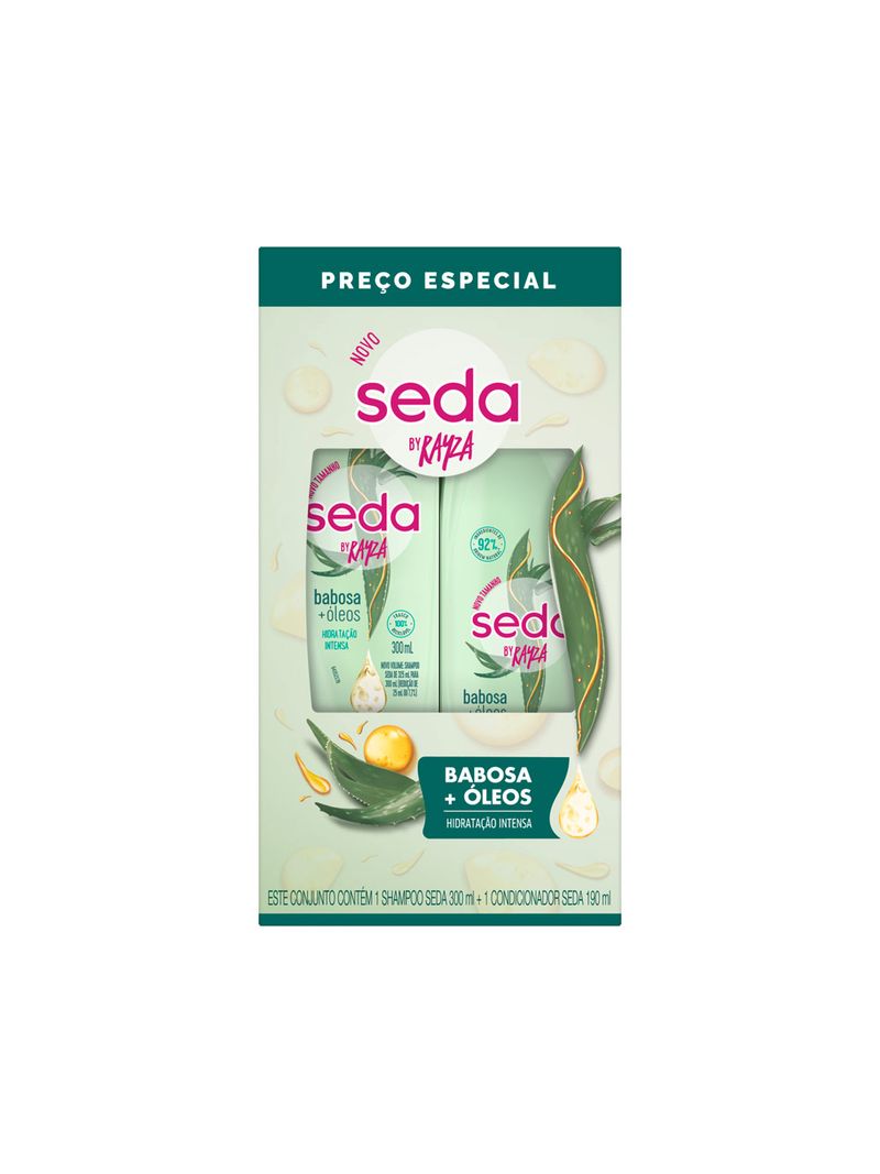748914-Kit-Shampoo-300ml---Condicionador-190ml-Seda-By-Rayza-Babosa---Oleos-Especial