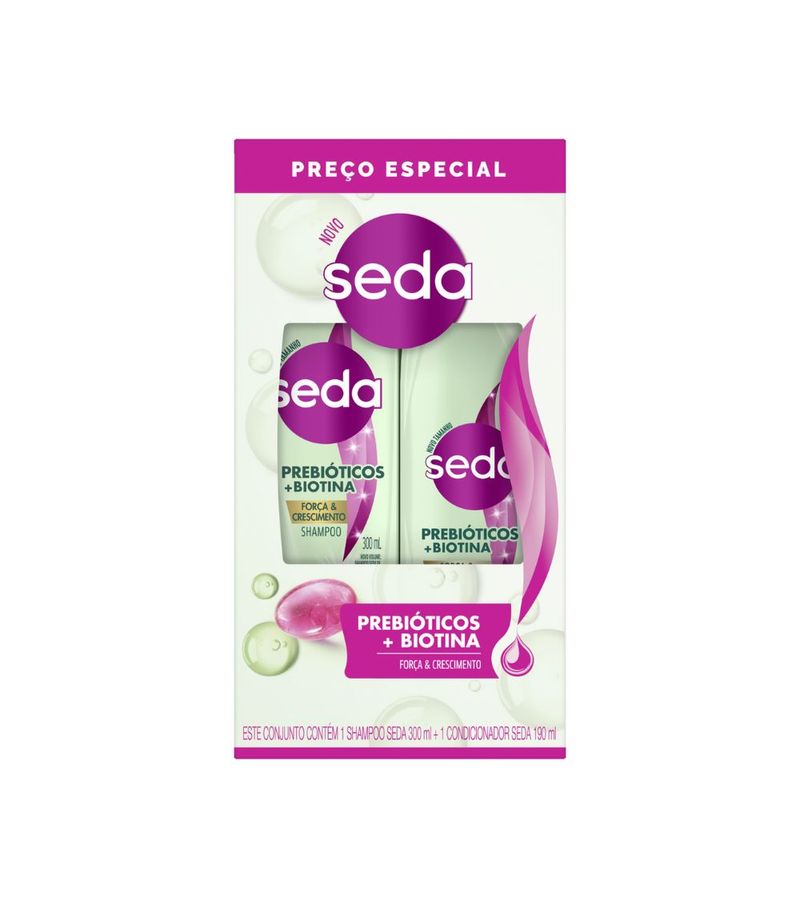 748915-Kit-Shampoo-300ml---Condiconador-Seda-190ml---Prebioticos---Biotina-Especial
