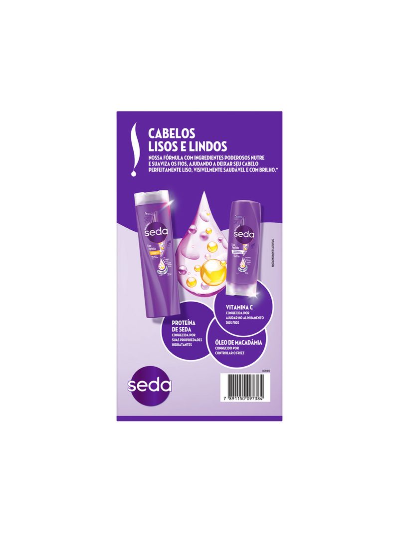 Shampoo-300ml---Condicionador-190ml-Seda-Liso-Perfeito-Especial