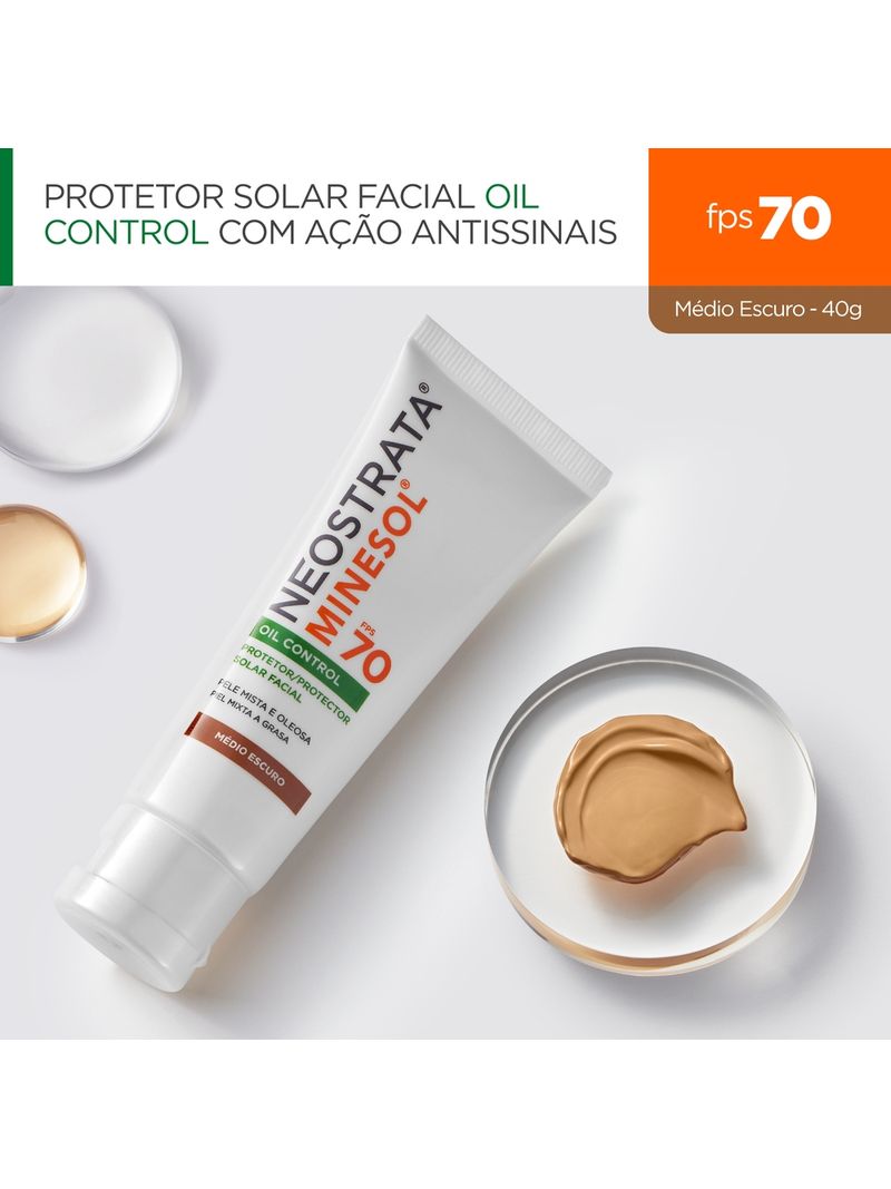 Protetor-Solar-Facial-Neostrata-Minesol-Oil-Control-Fps70-Pele-Morena--Mais-40g