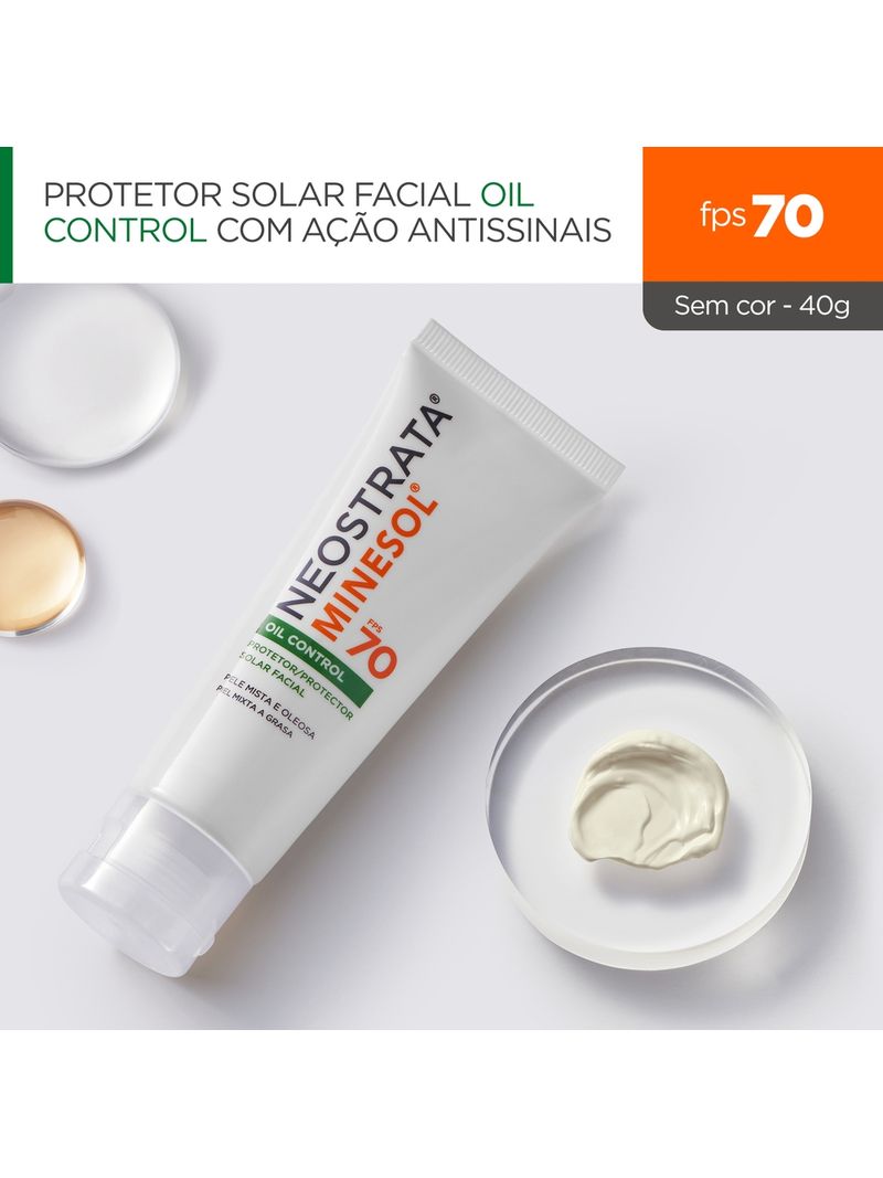 Protetor-Solar-Facial-Neostrata-Minesol-Oil-Control-Sem-Cor-Fps-70-40g