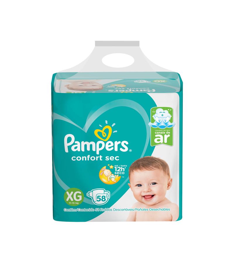 Fralda-Pampers-Confort-Sec-Xg-Super-Fortebag-Com-58-Unidades-Leve-Mais--Pague-Menos-Especial