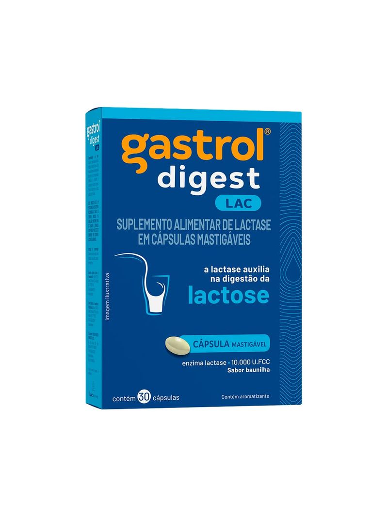 Suplemento-Alimentar-Gastrol-Digest-Lac-Com-30-Capsulas-Mastigaveis--Sabor-Baunilha