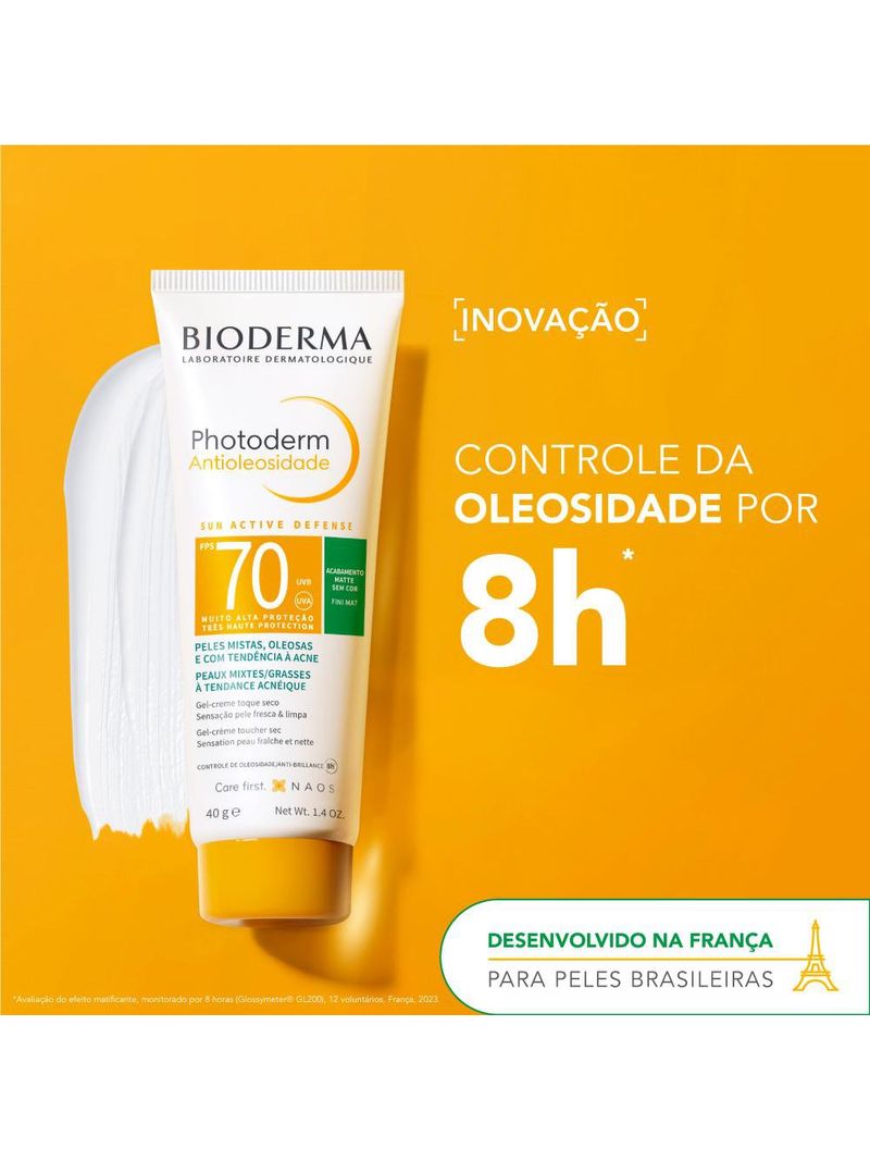 Protetor-Solar-Antioleosidade-Bioderma-Photoderm-FPS-70-Neutro-com-40g