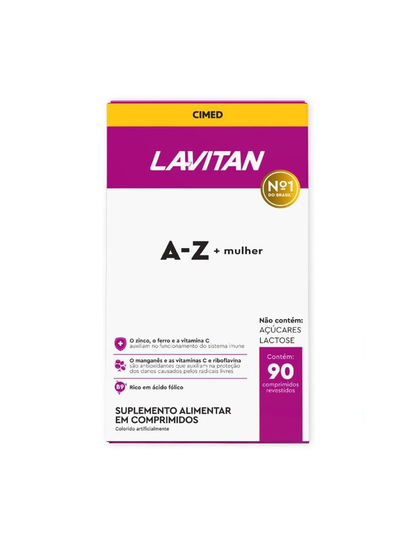 Multivitaminico-Lavitan-AZ-Mulher-90-Comprimidos