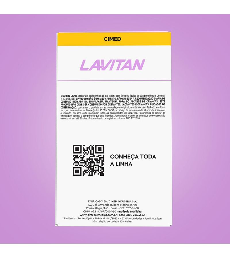 Multivitaminico-Lavitan-50--Mulher-Super-Formula-60-Capsulas-