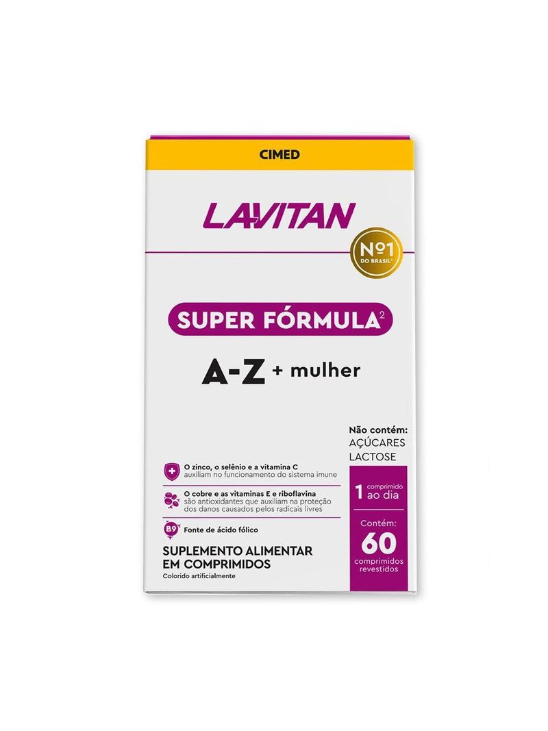 Multivitaminico-Lavitan-A-Z--Mulher-Super-Formula-60-Capsulas-1-Principal