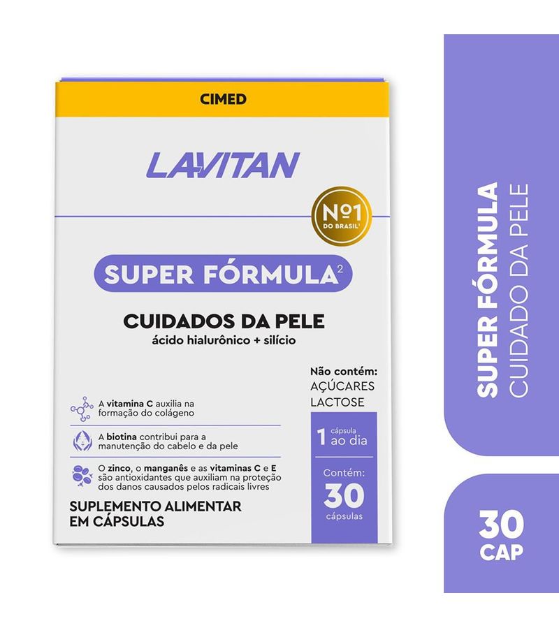 746695-Acido-Hialuronico-e-Silicio-Lavitan-Cuidados-da-Pele-Super-Formula-30-Capsulas-Hero