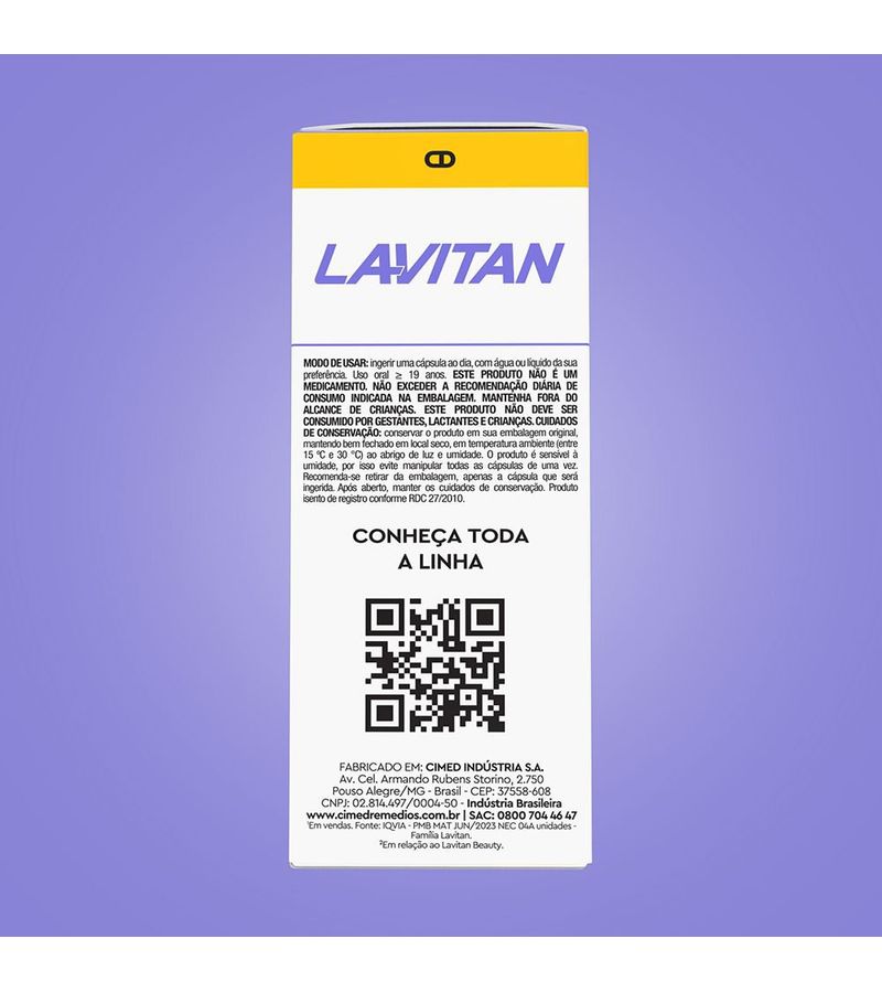 746695-Acido-Hialuronico-e-Silicio-Lavitan-Cuidados-da-Pele-Super-Formula-30-Capsulas---Modo-de-Uso