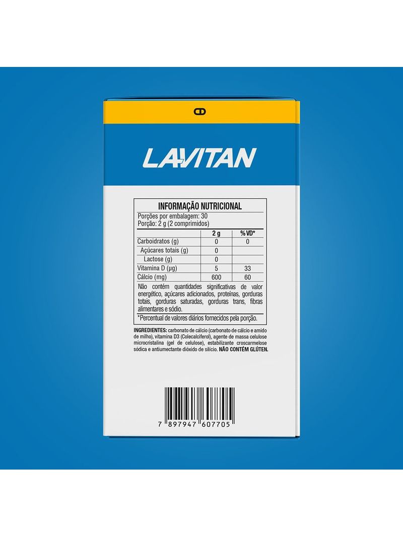 723650-Calcio-D3-Lavitan-60-Comprimidos---Tabela-Nutricional