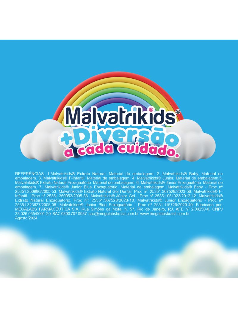 Gel-Dental-Infantil-Malvatrikids-F-Infantil-Sabor-Tutti-Frutti-70g--Extra