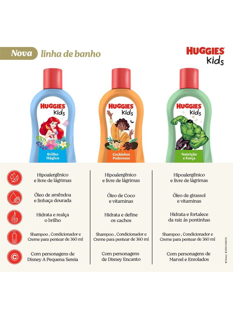 7896018750845-747883-Condicionador-Huggies-Kids-360ml-Brilho-Magico